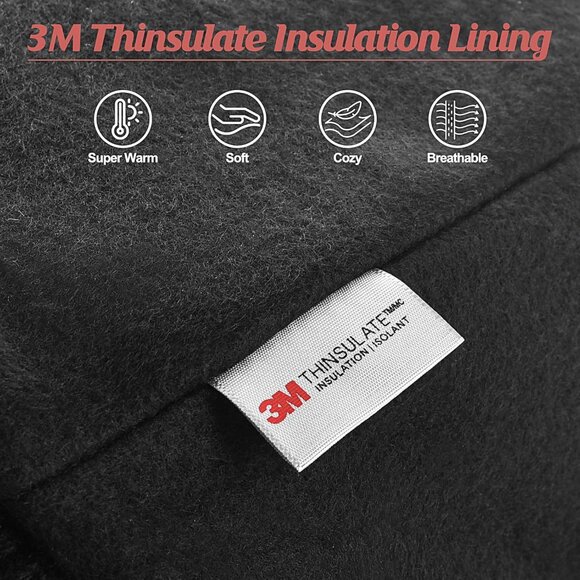 Beanie Hats for Men 30% Merino Wool Knit Hat, Winter Hats for Women Thick Warm L - Picture 3 of 7